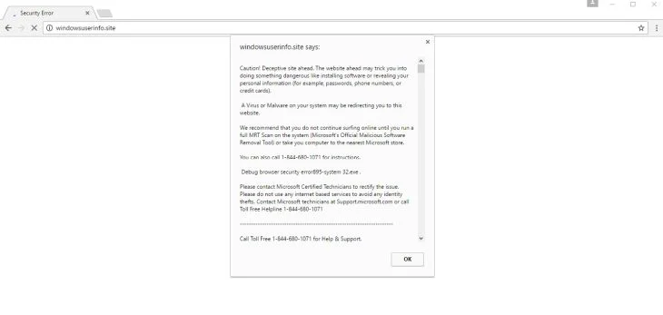 Security Error 0x80070643 Virus