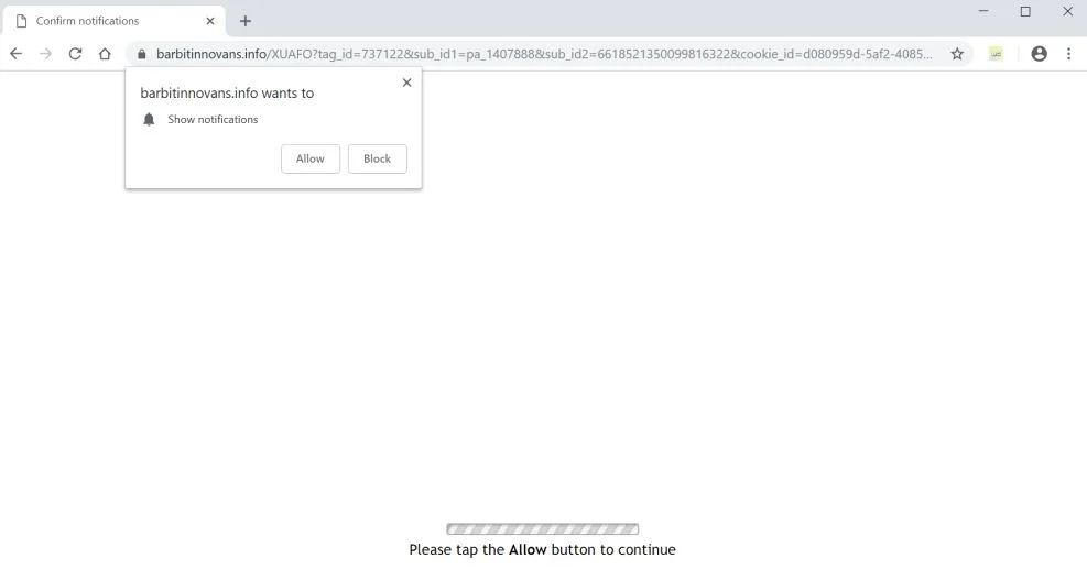 Barbitinnovans.info redirect Barbitinnovans.info redirect virus
