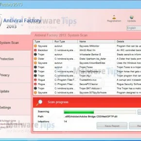 3 Easy Ways to Remove "Antiviral Factory 2013" virus 1 Picture of Antiviral Factory 2013