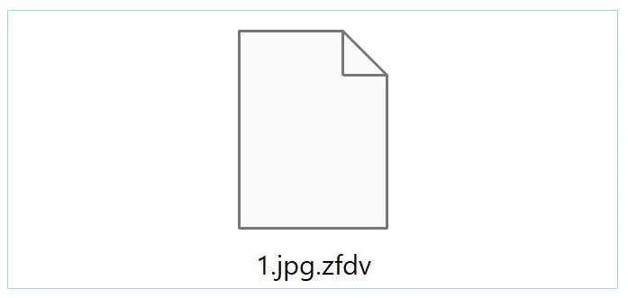 How to Remove ZFDV Ransomware (Virus Removal Guide) 1 Image: ZFDV Ransomware Encrypted Files