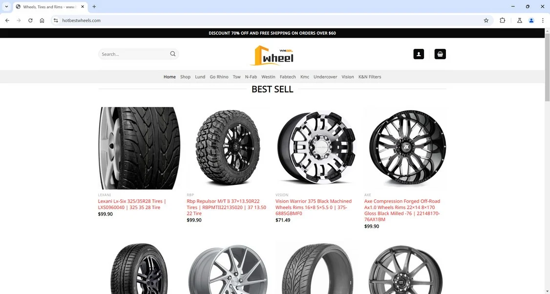 Hotbestwheels.com scam