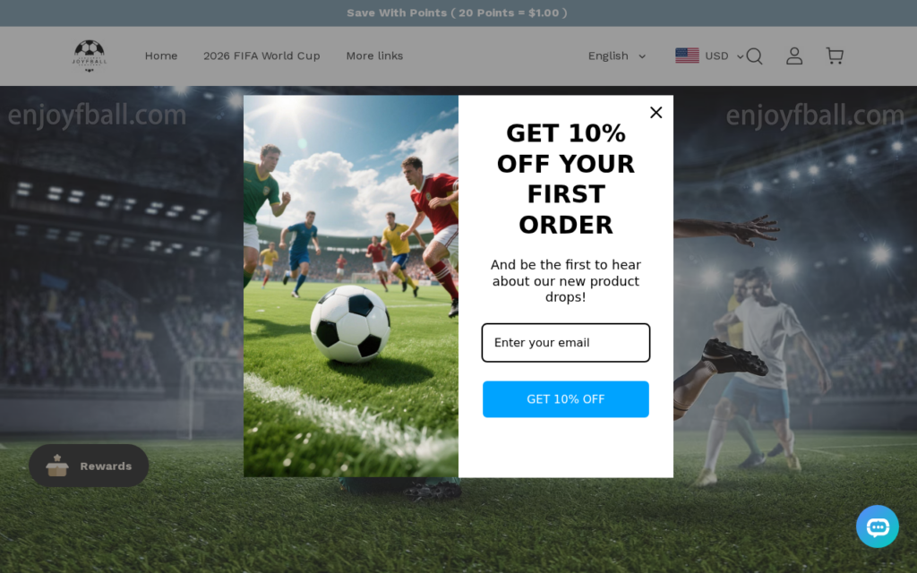 Enjoyfball.vip EXPOSED - Safe Store or Scam? Our Findings 1 Enjoyfball.vip scam