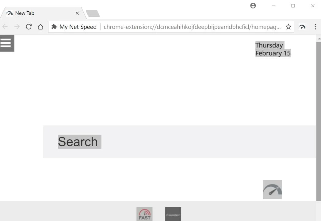 My Net Speed New Tab adware