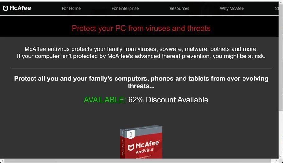 Image: Webprotrctionprogramm.com scam