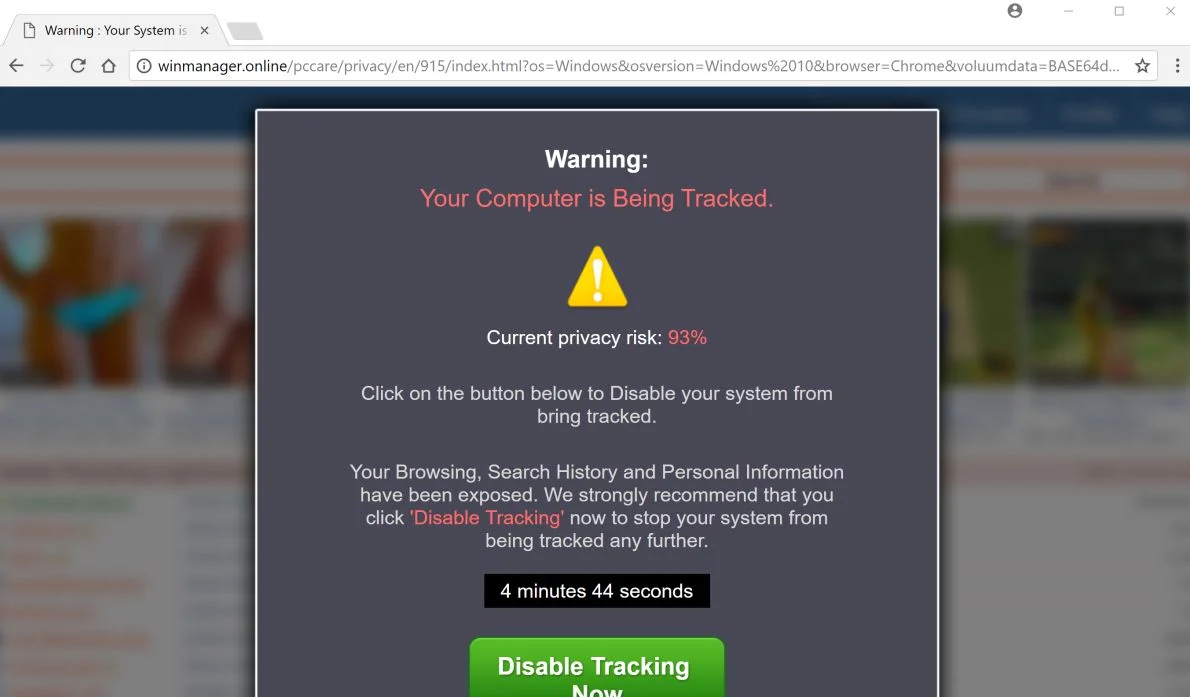 winmanager.online Fake Alerts virus