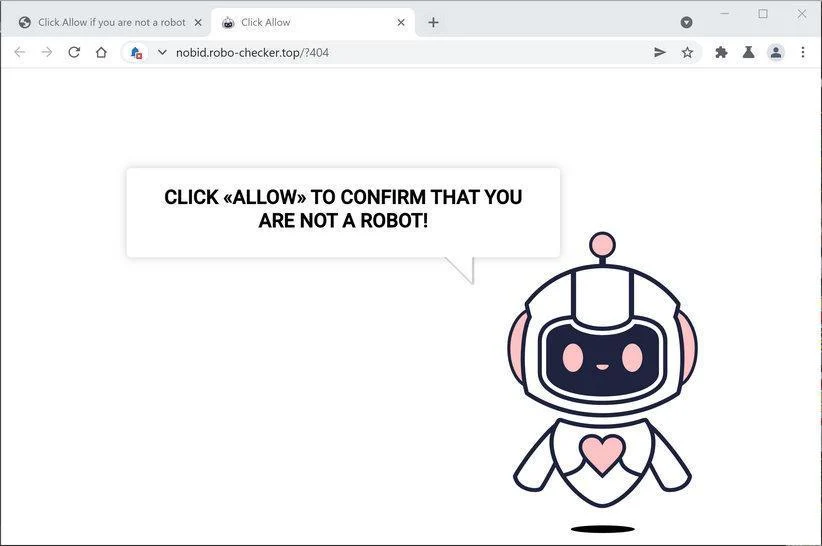 Remove Robo-checker.top pop-up ads (Virus Removal Guide) 1 Image: Chrome browser is redirected to Robo-checker.top