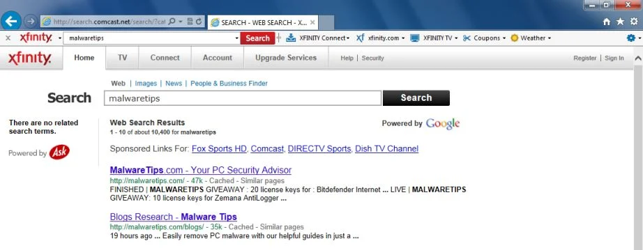 [Image: Xfinity Search]