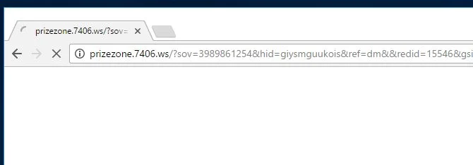 prizezone.7406.ws virus