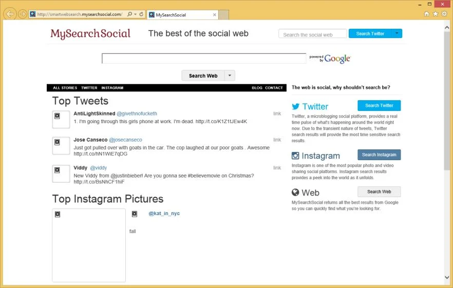 MySearchSocial virus