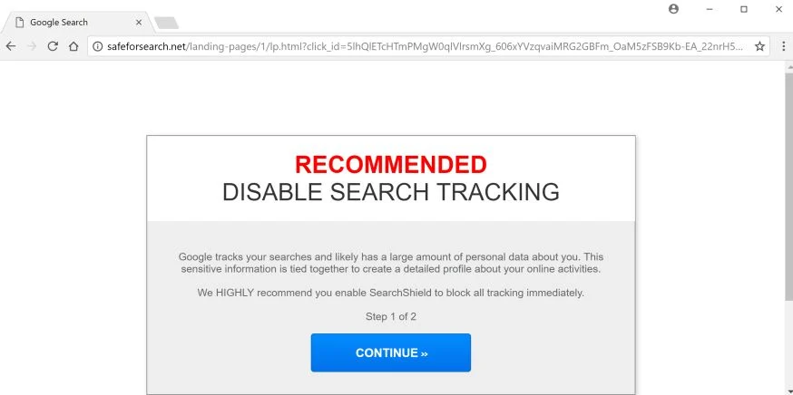 safeforsearch.net redirect virus