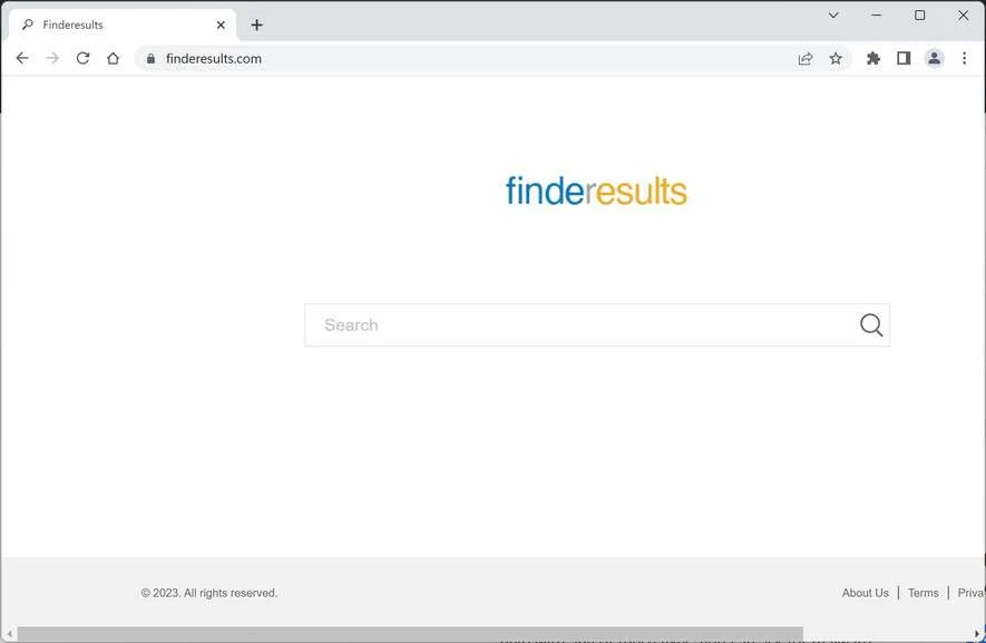 Image: Finderesults.com Browser Hijacker