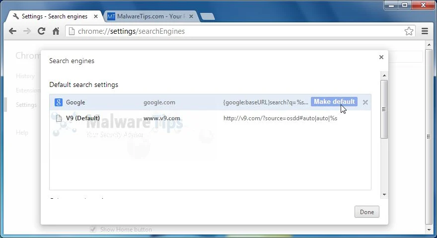 [Image: aramamekani search redirect]