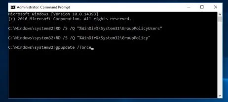 Reset Group policy in Windows Reset Group policy Windows