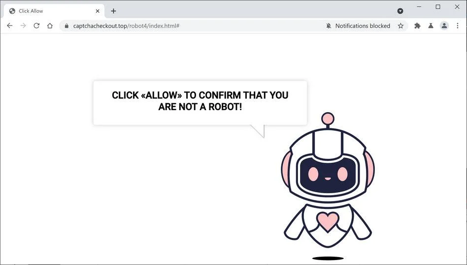 Remove Captchacheckout.top pop-up ads (Virus Removal Guide) 1 Image: Chrome browser is redirected to Captchacheckout.top