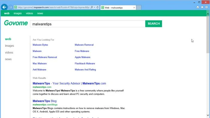 Govome2.inspsearch.com virus