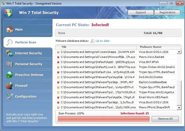 [Image: Win 7 Total Security 2013 virus]