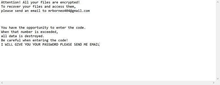 Remove B0rn30L0ck3D ransomware (Virus Removal Guide) 1 Image: B0rn30L0ck3D ransomware