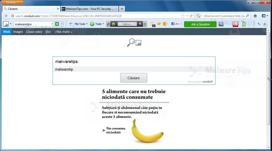 [Image: WiseConvert Toolbar]