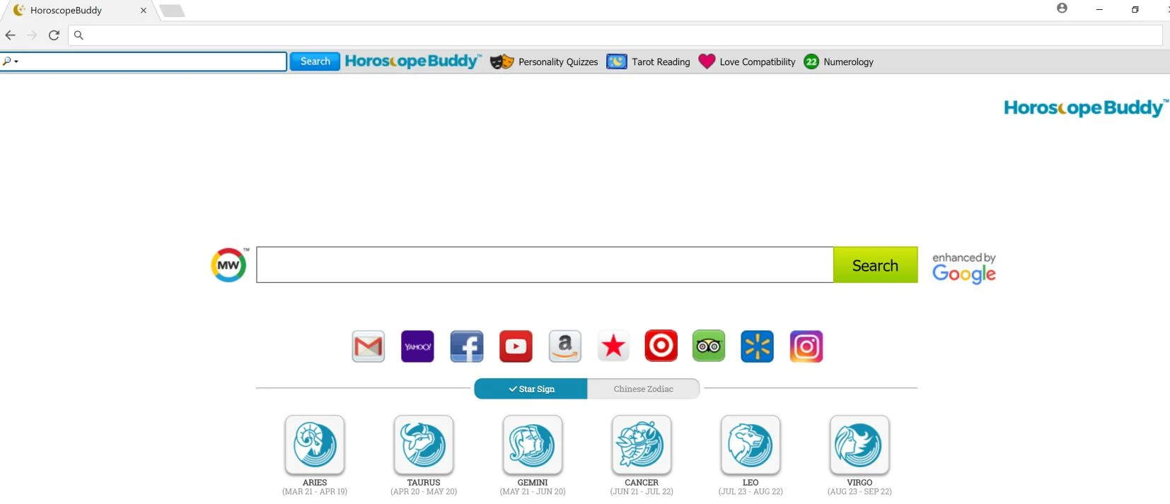 How to remove HoroscopeBuddy Toolbar (Uninstall Guide) 1 HoroscopeBuddy Toolbar by myway