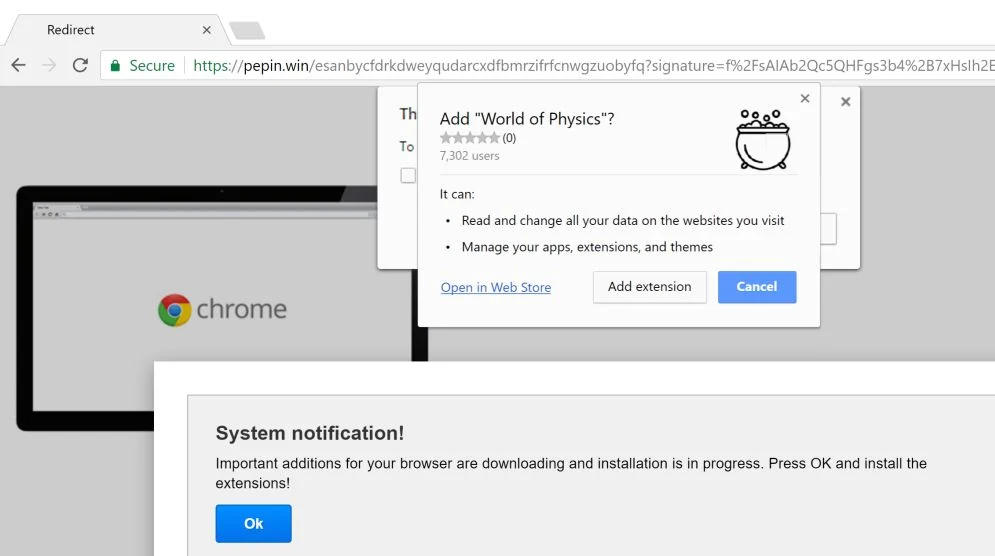 World of Physics by pepin.win Virus