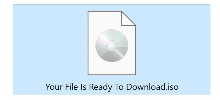 Image: Your File Is Ready To Download.iso Malware