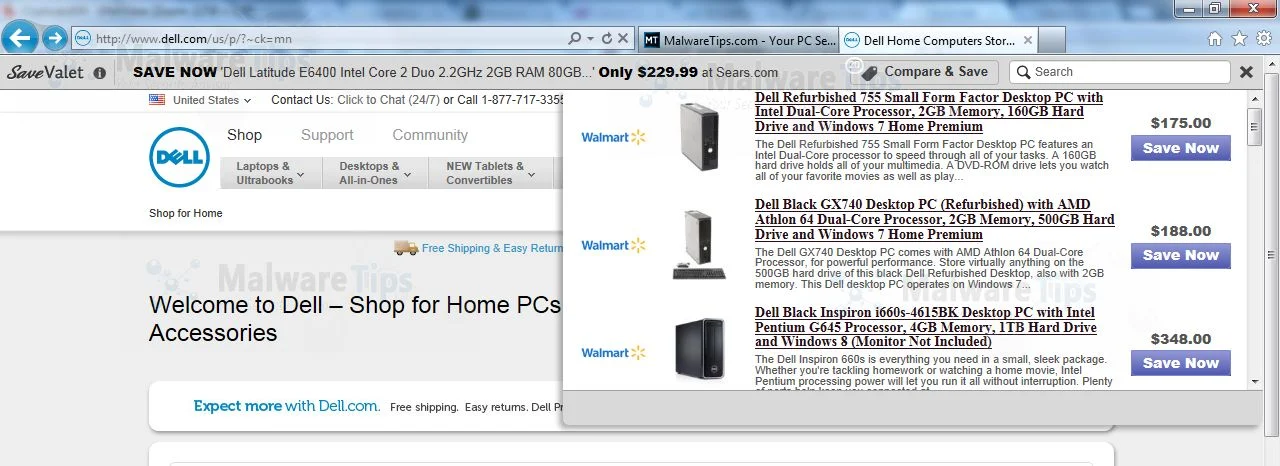 [Image: Save Valet adware]
