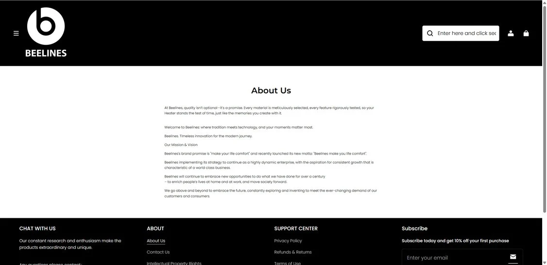 Beelines-ie.com scam