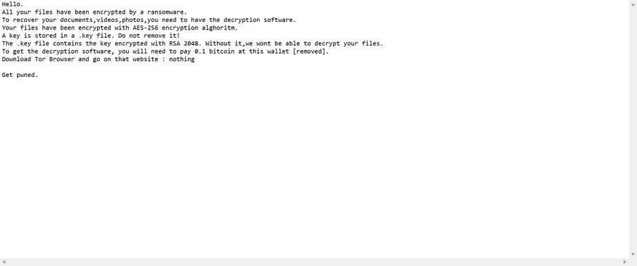 Image: Nope ransomware