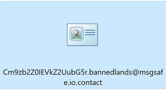 Remove Bannedlands@msgsafe.io.Contact (Virus Removal Guide) 1 Image: Bannedlands@msgsafe.io.contact ransomware