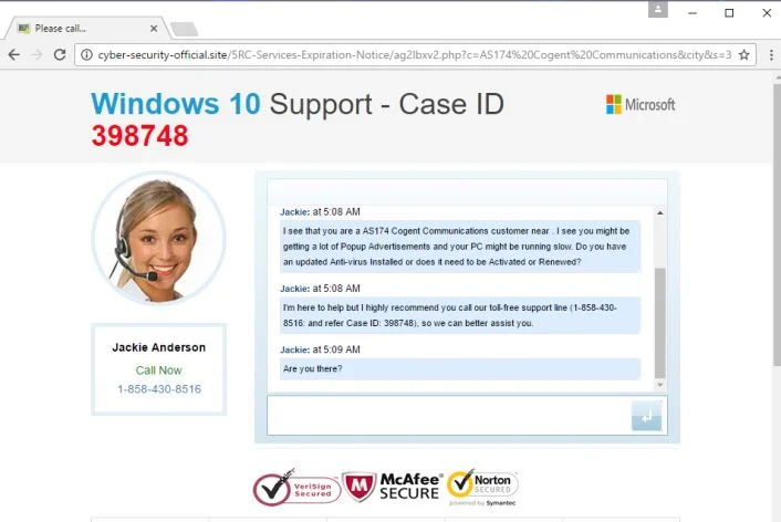 Excessive Popup Ads or Security Issues Windows Virus