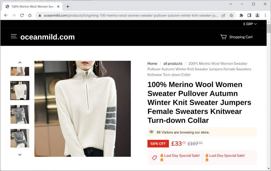 1 Oceanmild.com ad