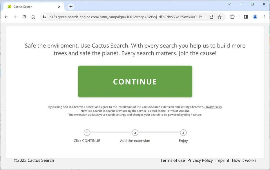 green-search-engine.com ad