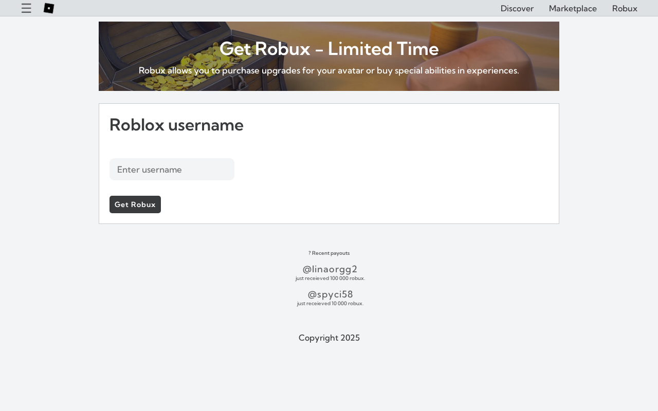 Usernamerobux13.blogspot.com scam