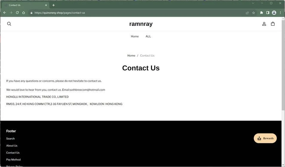Warning: Steer Clear of Quinonesy.shop Scam Site 1 quinonesy.shop scam