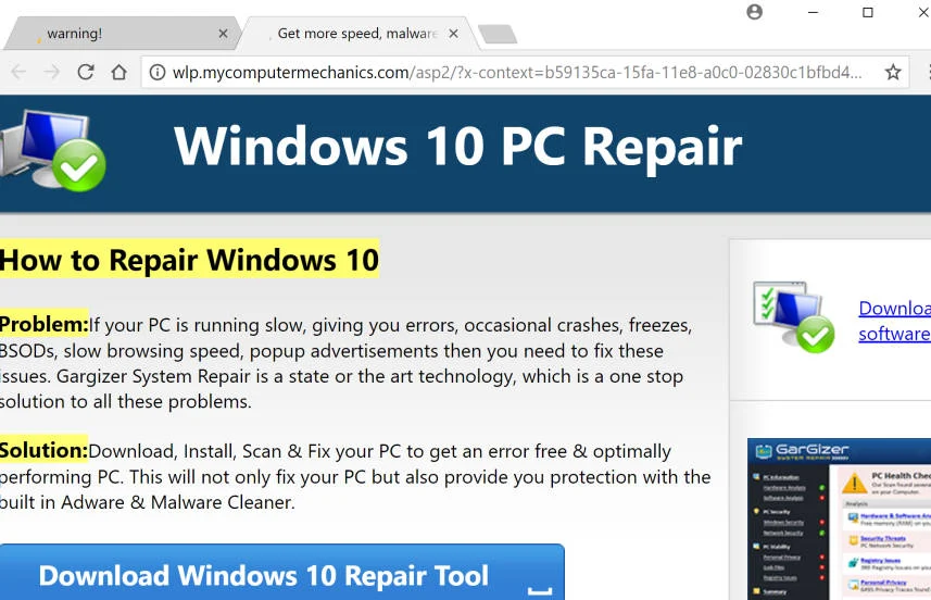 wlp.mycomputermechanics.com redirect wlp.mycomputermechanics.com redirect virus