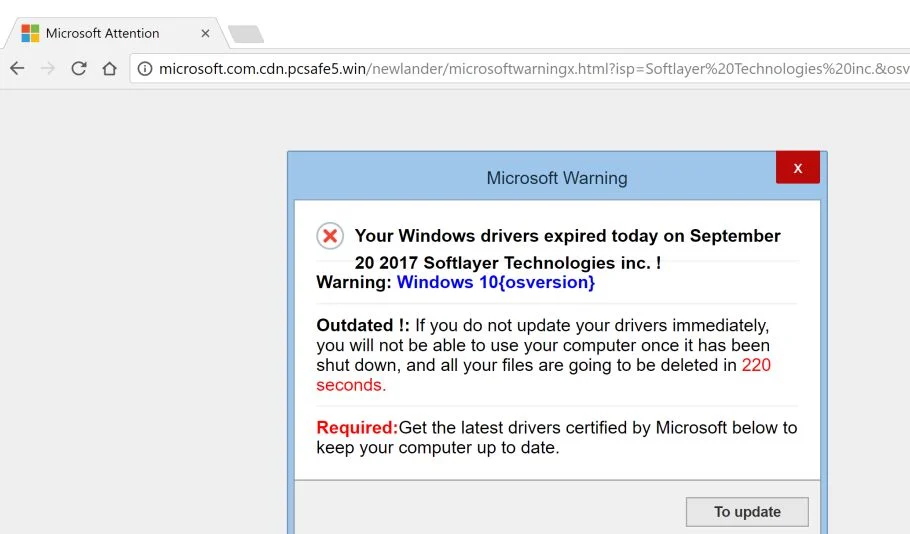 microsoft.com.cdn.pcsafe5.win fake alerts virus