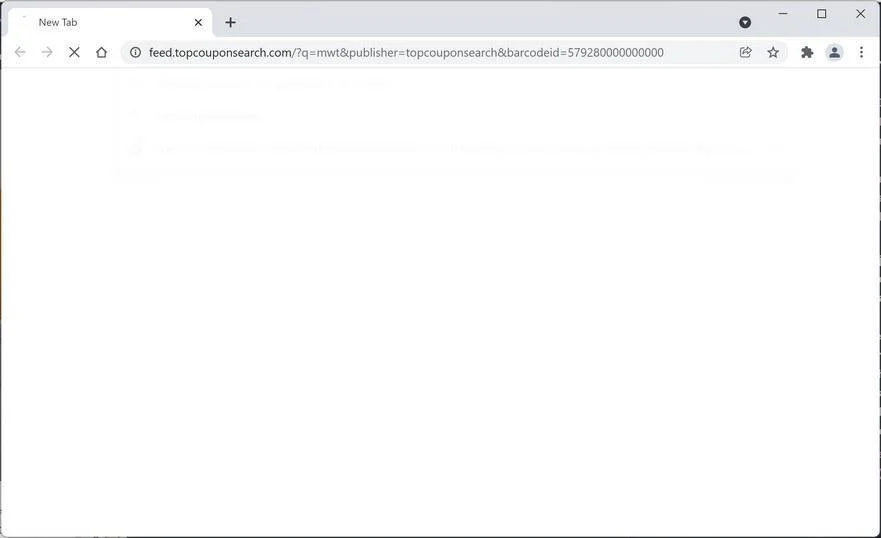 Image: TopCouponSearch browser redirect