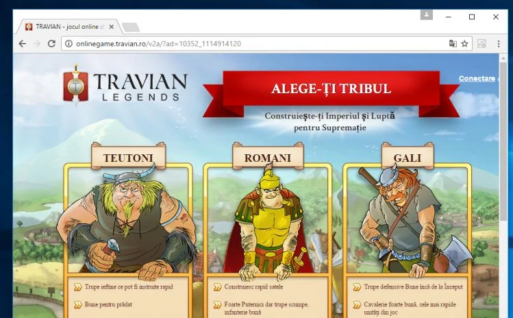 Travian Browser Game virus