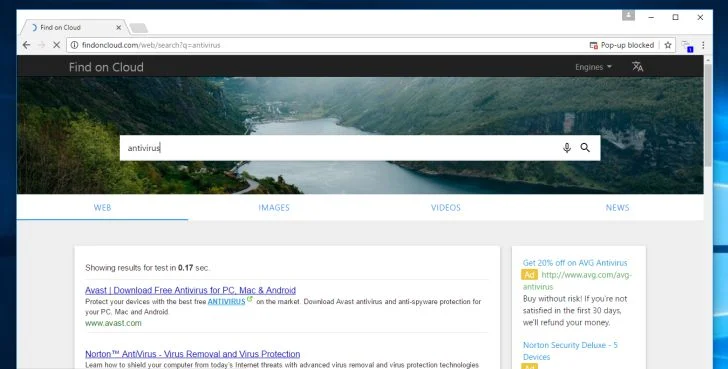 Findoncloud.com virus