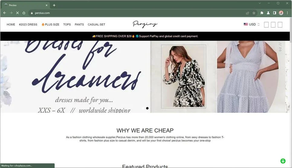 Analyzing Perzius.com: Should You Trust It? Our Take 1 perzius.com China