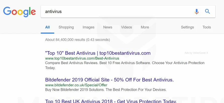 VeberGreat Adware