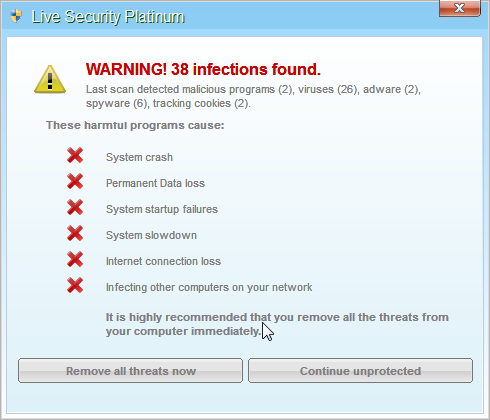 [Image: Live Security Platinum Alert]