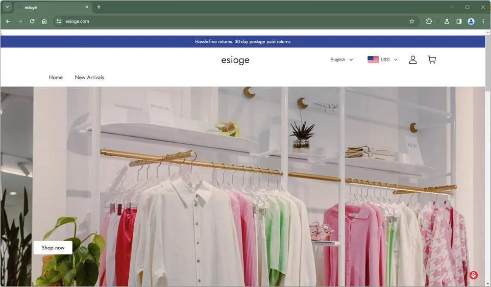 Esioge.com Scam Store - Read This Before Shopping 1 esioge.com scam