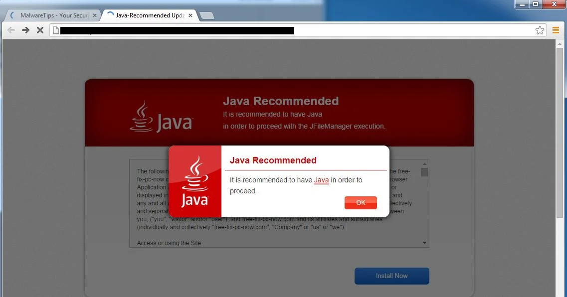 Free-fix-pc-now.com pop-up ads Free-fix-pc-now.com virus