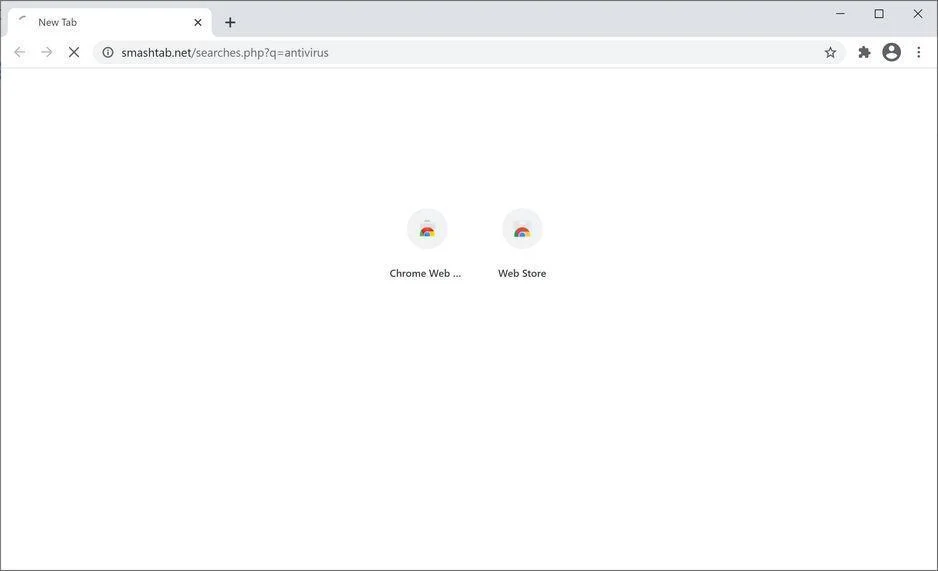Remove SmashTab browser hijacker (Virus Removal Guide) 1 Image: Chrome browser is redirected to SmashTab Search