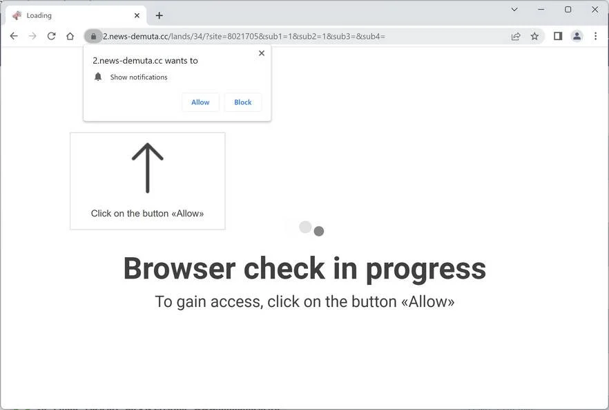 Remove News-demuta.cc Pop-up Ads (Virus Removal Guide) 1 Image: News-demuta.cc Ads