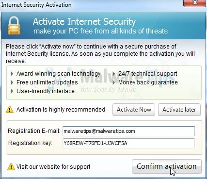 [Image: Internet Security Pro 2013 Activation Code]