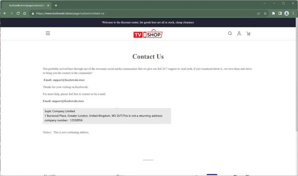 Think Twice Before Using Kozlowski.store (Scam Alert) 1 kozlowski.store scam