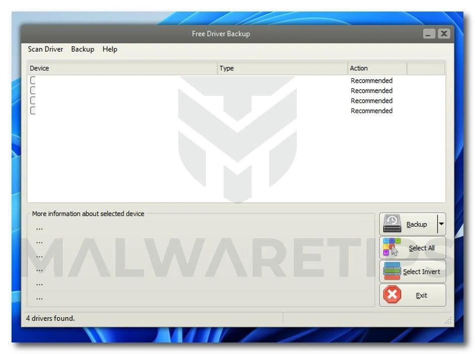 How to remove Free Driver Backup (Virus Removal Guide) 1 Image: Free Driver Backup