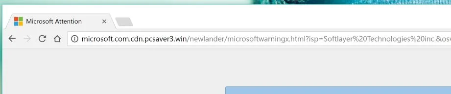 Microsoft.com.cdn.pcsaver3.win redirect virus